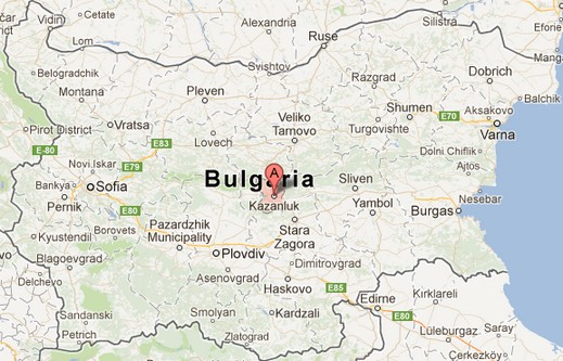 bulgária térkép